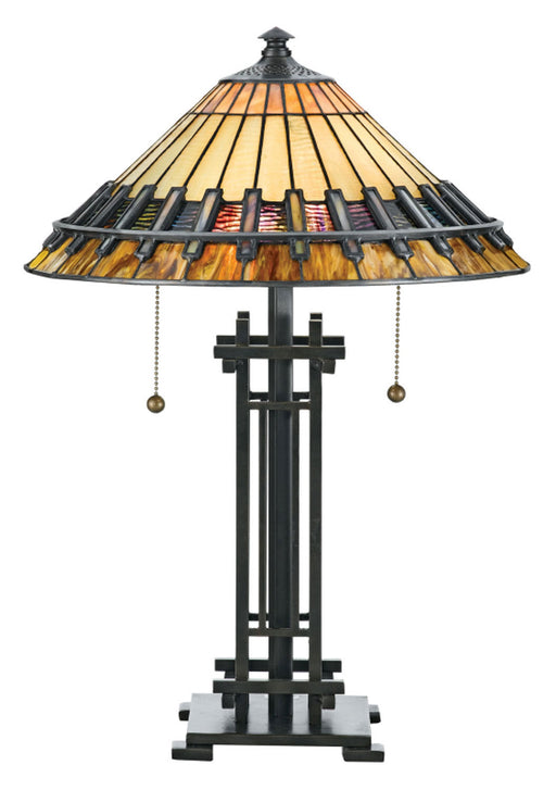 Quoizel TF489T Chastain Two Light Table Lamp, Bronze Patina Main Image.jpg