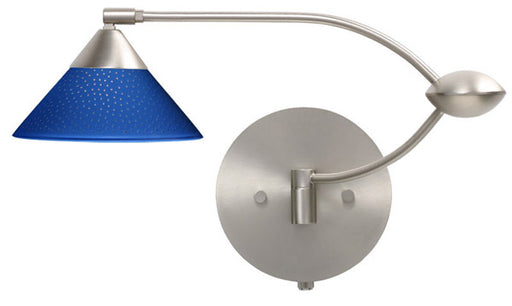 Besa 1WU-282484-SN Kona One Light Swing Arm Wall Sconce Satin Nickel Main Image.jpg