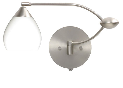 Besa 1WU-560507-SN Tay Tay One Light Swing Arm Wall Sconce Satin Nickel Main Image.jpg