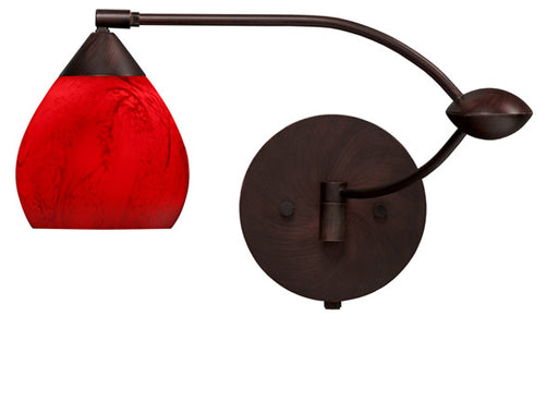 Besa 1WU-5605MA-BR Tay Tay One Light Swing Arm Wall Sconce Bronze Main Image.jpg