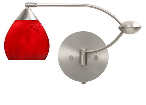Besa 1WU-5605MA-SN Tay Tay One Light Swing Arm Wall Sconce Satin Nickel Main Image.jpg