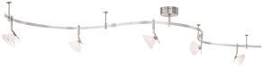 George Kovacs P4015-084 GK Lightrail Five Light Monorail Kit, Brushed Nickel Main Image.jpg
