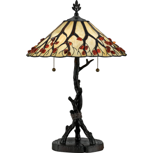 Quoizel AG711TVA Whispering Wood Two Light Table Lamp, Valiant Bronze Alternate Image.jpg