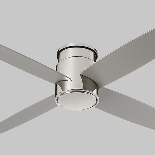 52 Inch Oslo Hugger Contemporary Ceiling Fan in Polished Nickel Main Image.jpg