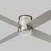 52 Inch Oslo Hugger Contemporary Ceiling Fan in Polished Nickel Main Image.jpg