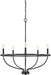 Capital Lighting 428551MB Greyson Five Light Chandelier, Matte Black Alternate Image.jpg
