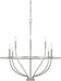 Capital Lighting 428581BN Greyson Eight Light Chandelier, Brushed Nickel Alternate Image.jpg