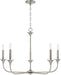 Capital Lighting 448951BN Presley Five Light Chandelier, Brushed Nickel Alternate Image 4.jpg