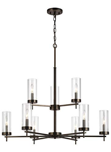 Visual Comfort Studio 3190309EN-778 Zire Nine Light Chandelier, Brushed Oil Rubbed Bronze Alternate Image.jpg