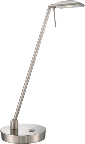 George Kovacs P4326-084 George's Reading Room LED Table Lamp, Brushed Nickel Alternate Image.jpg