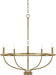 Capital Lighting 428551AD Greyson Five Light Chandelier, Aged Brass Alternate Image.jpg