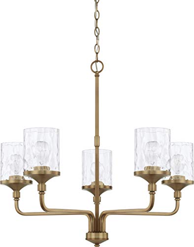 Capital Lighting 428851AD-451 Colton Five Light Chandelier, Aged Brass Alternate Image.jpg