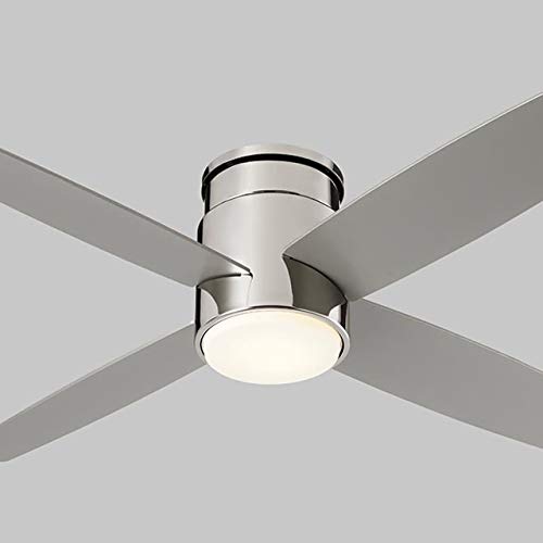 52 Inch Oslo Hugger Contemporary Ceiling Fan in Polished Nickel Alternate Image.jpg