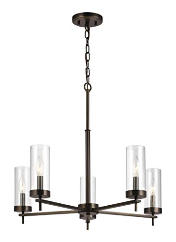 Visual Comfort Studio 3190305-778 Zire Five Light Chandelier, Brushed Oil Rubbed Bronze Alternate Image.jpg