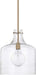 Capital Lighting 325712AD Crawford One Light Pendant, Aged Brass Alternate Image.jpg
