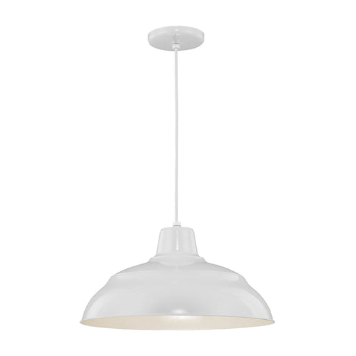 Millennium RWHC17-WH R Series One Light Pendant, White Main Image.jpg