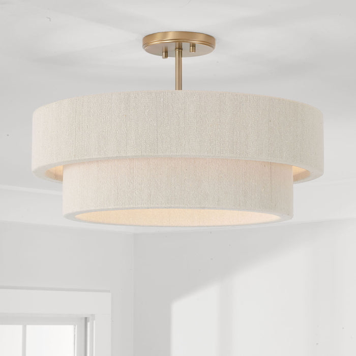 Capital Lighting 349841MA Delaney Four Light Pendant, Matte Brass Alternate Image.jpg