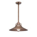 Millennium RRRS18-CP R Series One Light Pendant, Copper Main Image.jpg