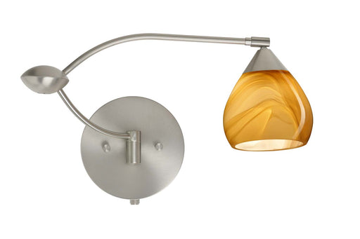 Besa 1WU-5605HN-SN Tay Tay One Light Swing Arm Wall Sconce Satin Nickel Main Image.jpg