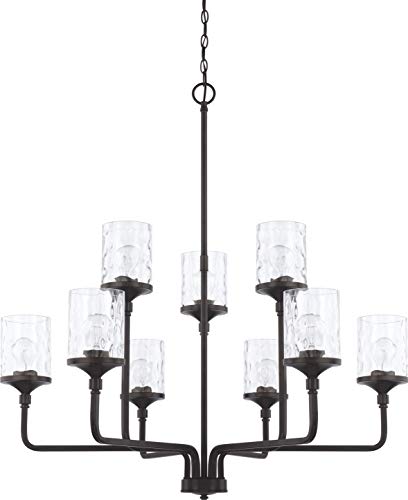 Capital Lighting 428891MB-451 Colton Nine Light Chandelier, Matte Black Alternate Image.jpg