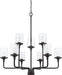 Capital Lighting 428891MB-451 Colton Nine Light Chandelier, Matte Black Alternate Image.jpg