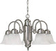 Capital Lighting 3255MN-118 David Five Light Chandelier, Matte Nickel Alternate Image.jpg