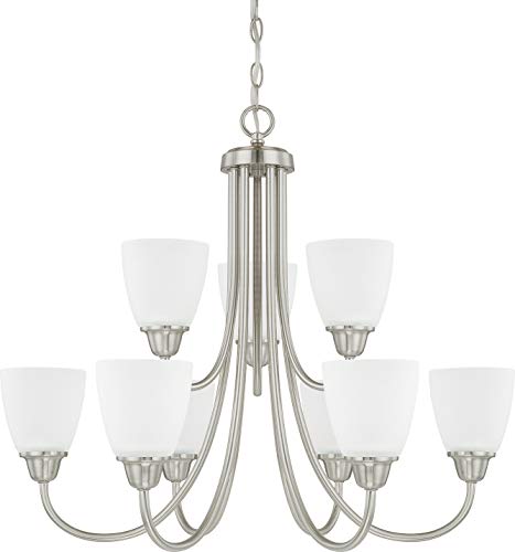 Capital Lighting 415191BN-337 Trenton Nine Light Chandelier, Brushed Nickel Alternate Image.jpg