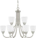 Capital Lighting 415191BN-337 Trenton Nine Light Chandelier, Brushed Nickel Alternate Image.jpg