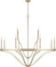 Capital Lighting 443101WG Isabella 12 Light Chandelier, Winter Gold Alternate Image 4.jpg