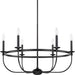 Capital Lighting 425161MB Rylann Six Light Chandelier, Matte Black Alternate Image.jpg