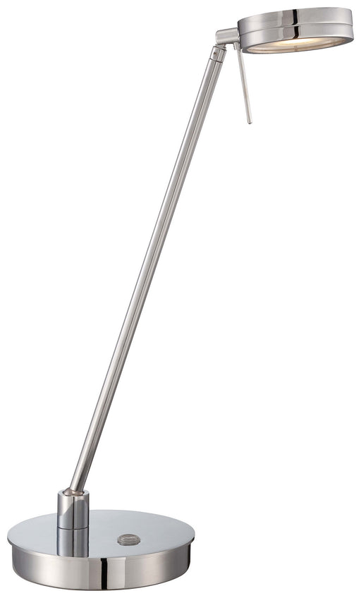 George Kovacs P4306-077 George's Reading Room LED Table Lamp, Chrome Main Image.jpg