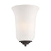 Millennium 5271 One Light Wall Sconce, Rubbed Bronze/Rubbed Silver Main Image.jpg