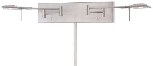George Kovacs P4329-084 George's Reading Room LED Swing Arm Wall Lamp, Brushed Nickel Main Image.jpg