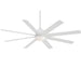 Minka-Aire F888L-WHF Slipstream LED 65" Ceiling Fan, Flat White Alternate Image 2.jpg