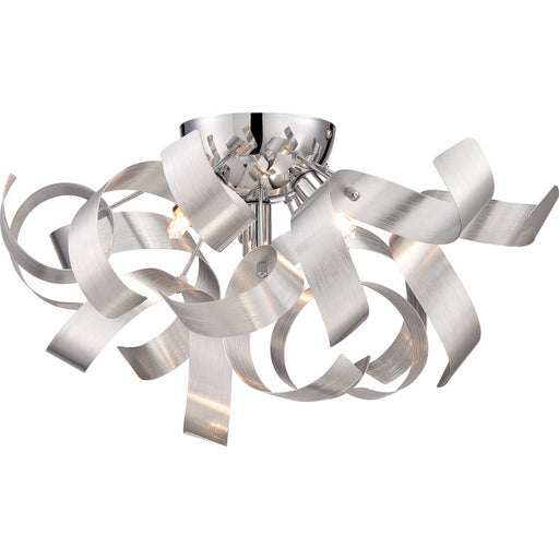 Quoizel RBN1616MN Ribbons Four Light Flush Mount, Millenia Main Image.jpg
