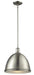 Z-Lite 710P13-BN Mason One Light Pendant, Brushed Nickel Main Image.jpg