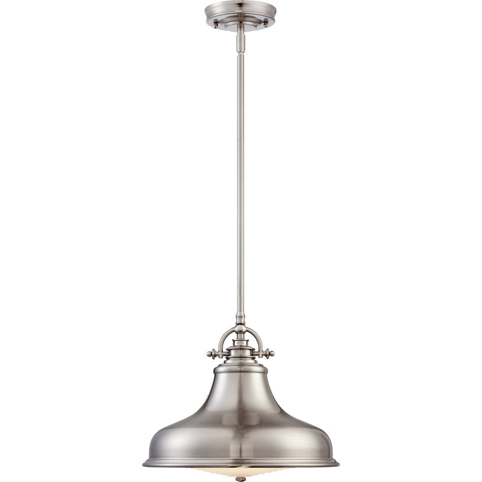 Quoizel ER1814BN Emery One Light Pendant, Brushed Nickel Alternate Image 2.jpg