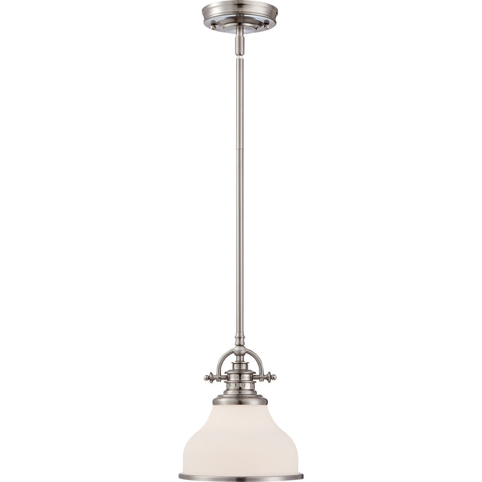 Quoizel GRT2814BN Grant One Light Pendant, Brushed Nickel Alternate Image 3.jpg