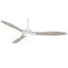 Minka-Aire F868L-WHF Sleek 60" Ceiling Fan, Flat White Alternate Image 2.jpg