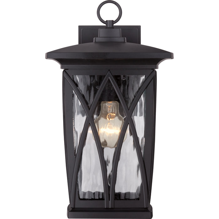 Quoizel GVR8408K Grover One Light Outdoor Wall Lantern, Mystic Black Alternate Image 2.jpg