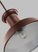 Generation Lighting 6247701-44 Fredricksburg One Light Outdoor Pendant, Weathered Copper Alternate Image.jpg