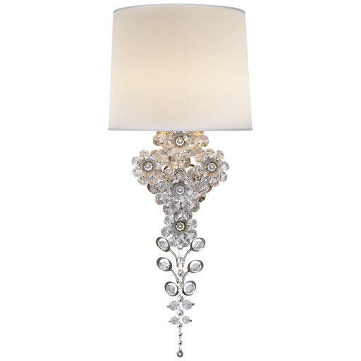 Claret One Light Wall Sconce, Burnished Silver Leaf Main Image.jpg