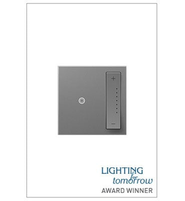 adorne® ADTP703TUM4 700W sofTap® Tru-Universal Dimmer, Magnesium, with Microban® Main Image.jpg