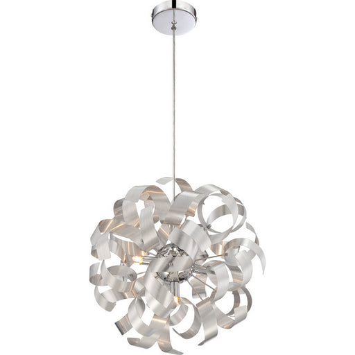 Quoizel RBN2817MN Ribbons Five Light Pendant, Millenia Main Image.jpg
