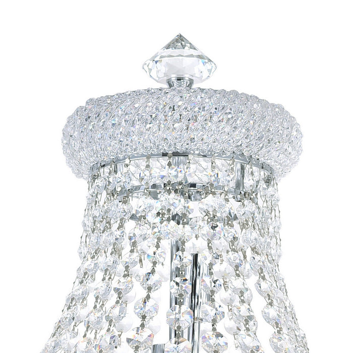 CWI Lighting 8001F18C Empire Eight Light Floor Lamp, Chrome Alternate Image 3.jpg