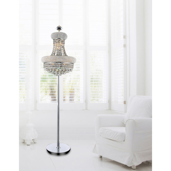 CWI Lighting 8001F18C Empire Eight Light Floor Lamp, Chrome Alternate Image.jpg