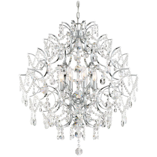 Minka-Lavery 3158-77 Isabella'S Crown Eight Light Chandelier, Chrome Alternate Image.jpg