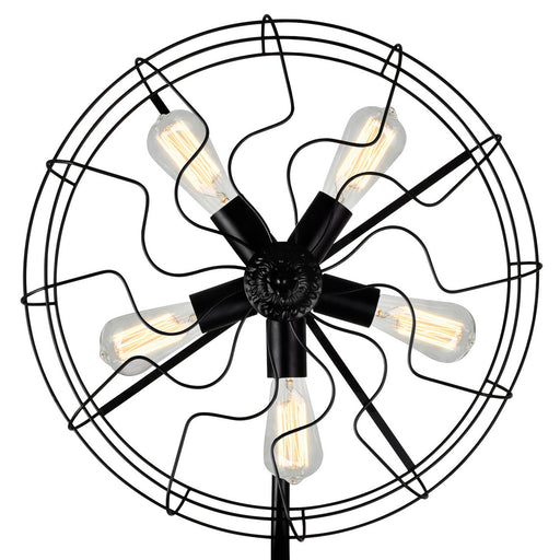 CWI Lighting 9606F20-5-101 Pamela Five Light Floor Lamp, Black Alternate Image.jpg