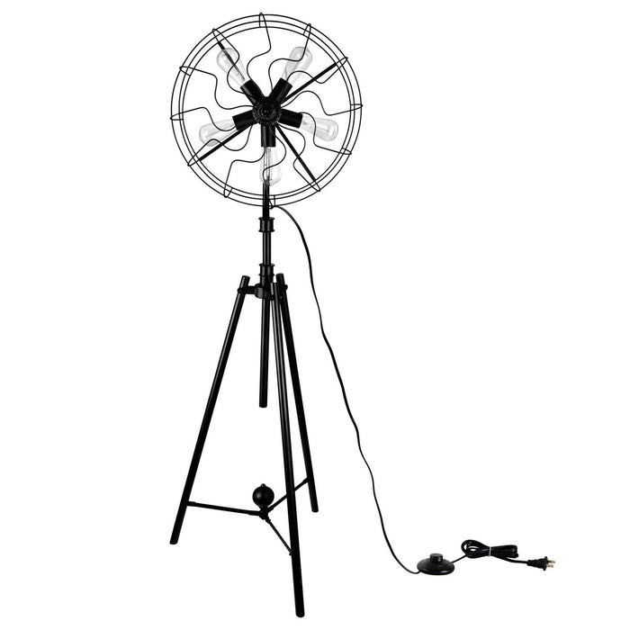 CWI Lighting 9606F20-5-101 Pamela Five Light Floor Lamp, Black Alternate Image.jpg