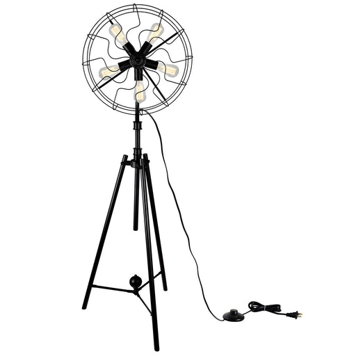 CWI Lighting 9606F20-5-101 Pamela Five Light Floor Lamp, Black Main Image.jpg